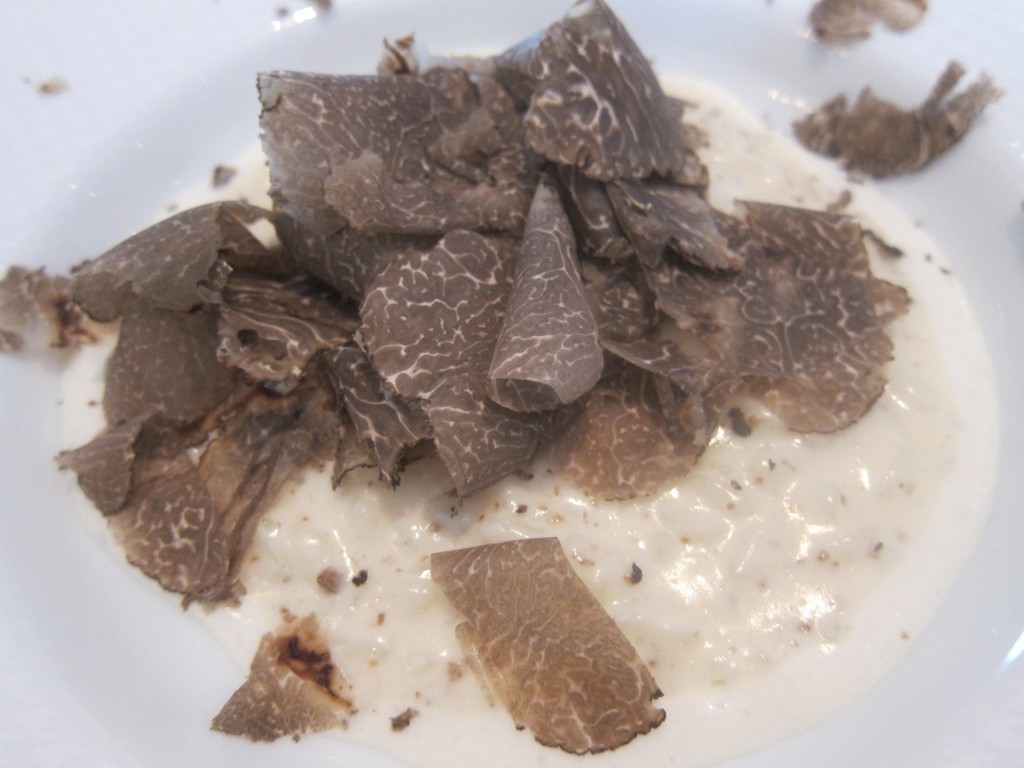 Risotto with Shaved Black Truffles
