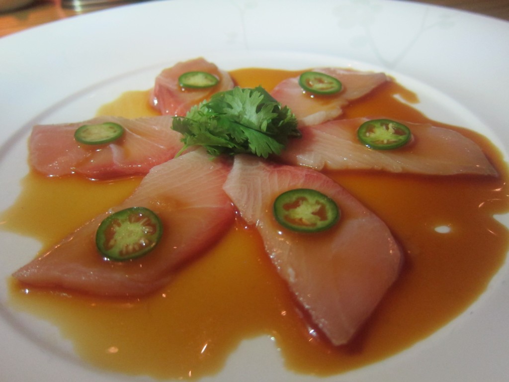 Yellowtail Sashimi with Jalapeno