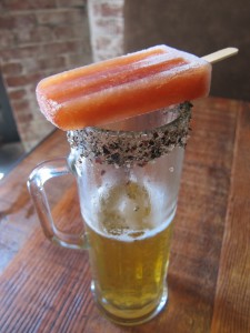 Michelada with Popsicle