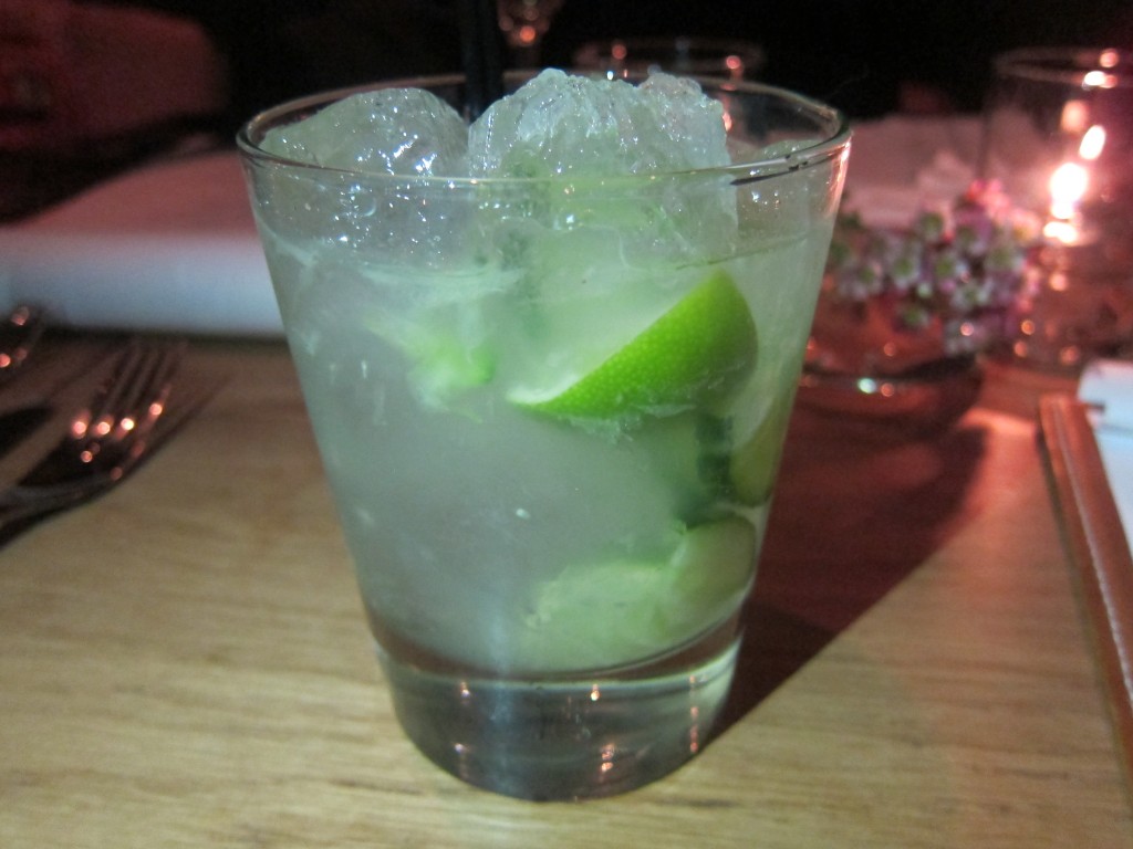 Gordon's Cup with Gin, Muddle Lime, Cucumber, Szechuan Pepper and Salt