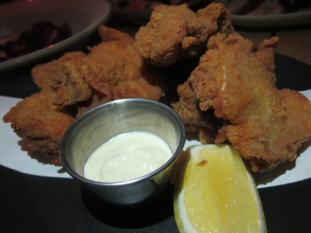 Crispy Marinated Chicken with Lemon Aioli