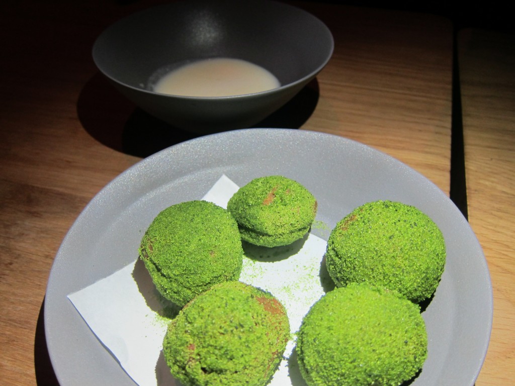 Matcha Donuts & Koji Milk