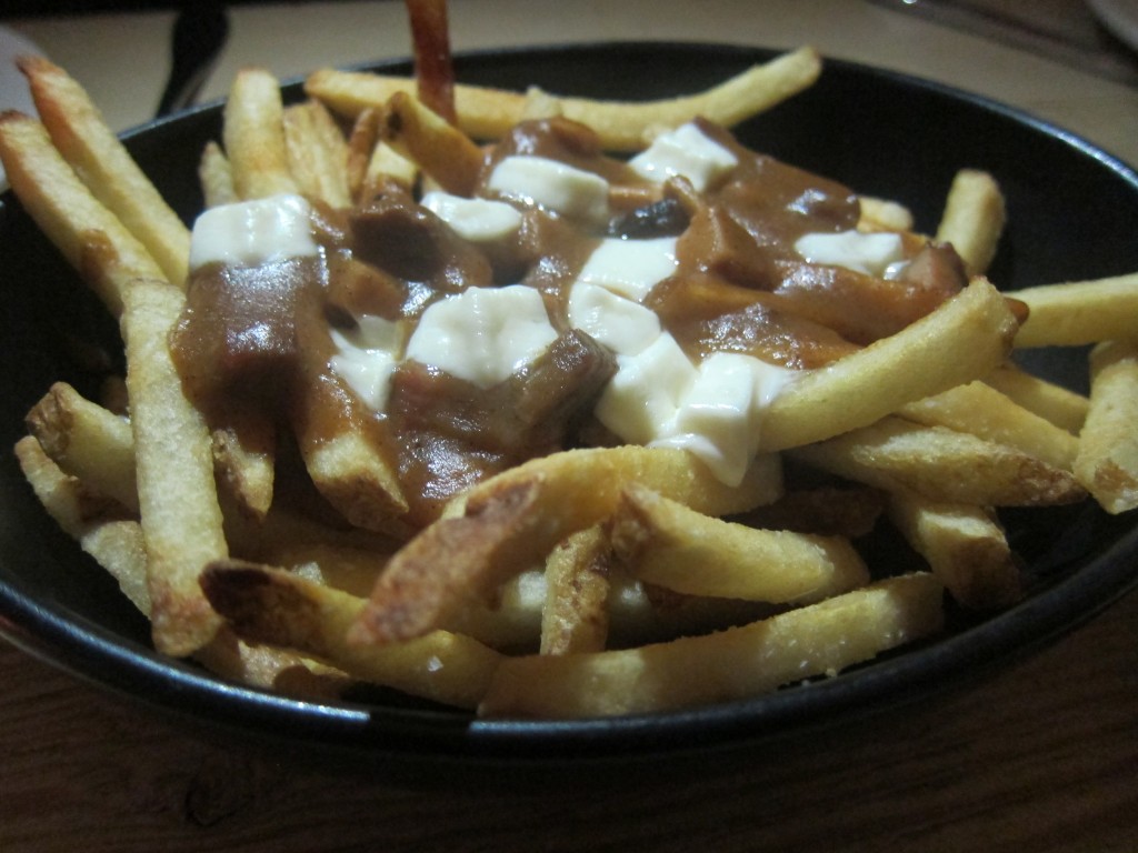 Smoked Meats Poutine with curds and gravy