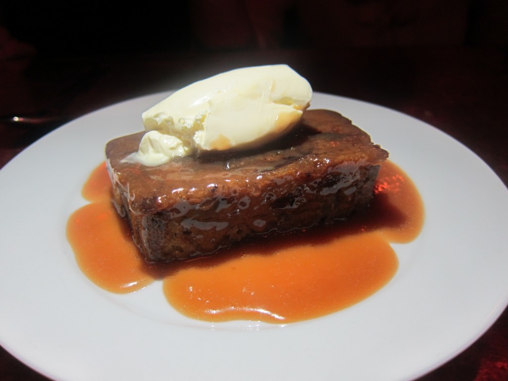 Sticky Toffee Pudding with Butterscotch and Clotted Cream