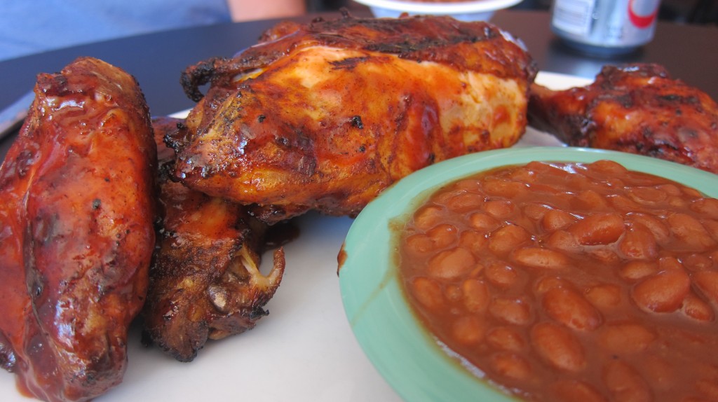 BBQ Chicken and Baked Beans