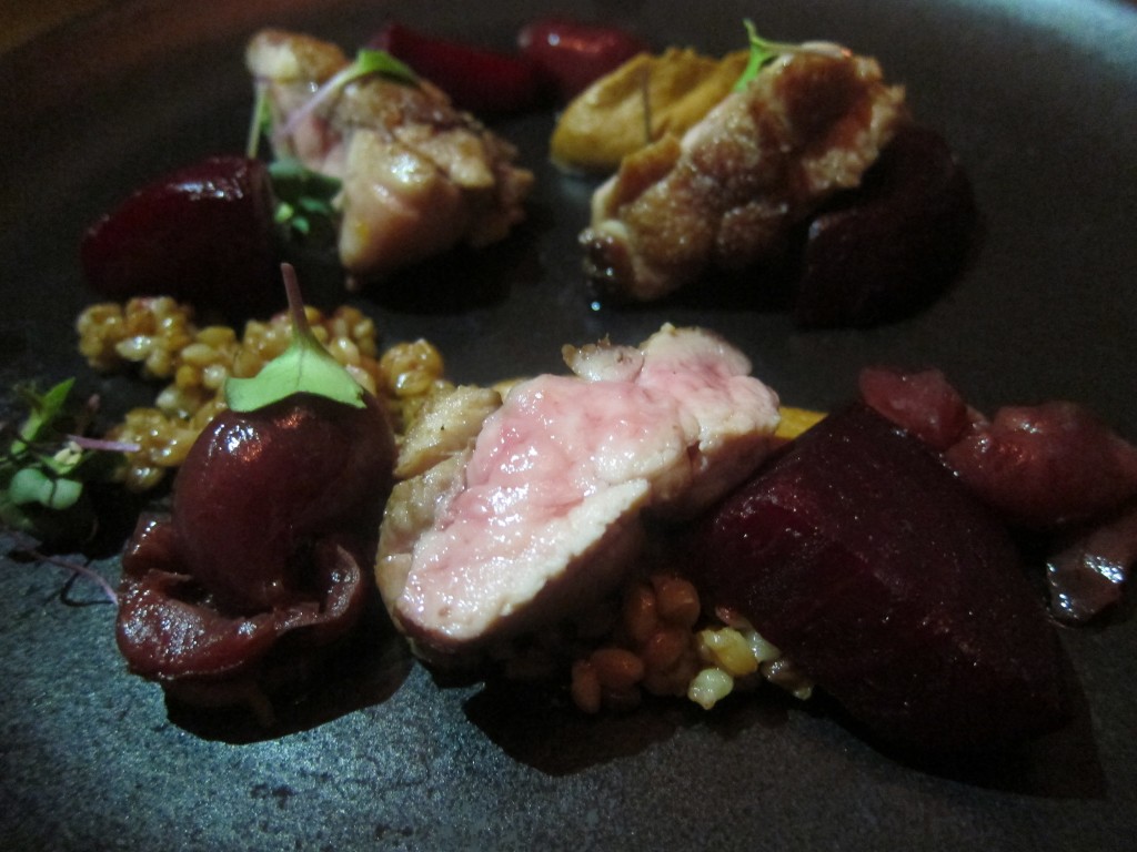 Sweetbreads, Mole, Beet and Cherry