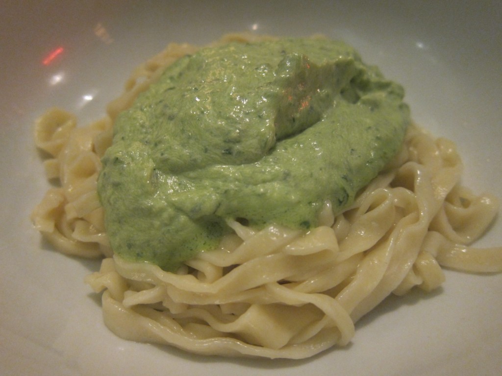 Pasta with Arugula Pesto