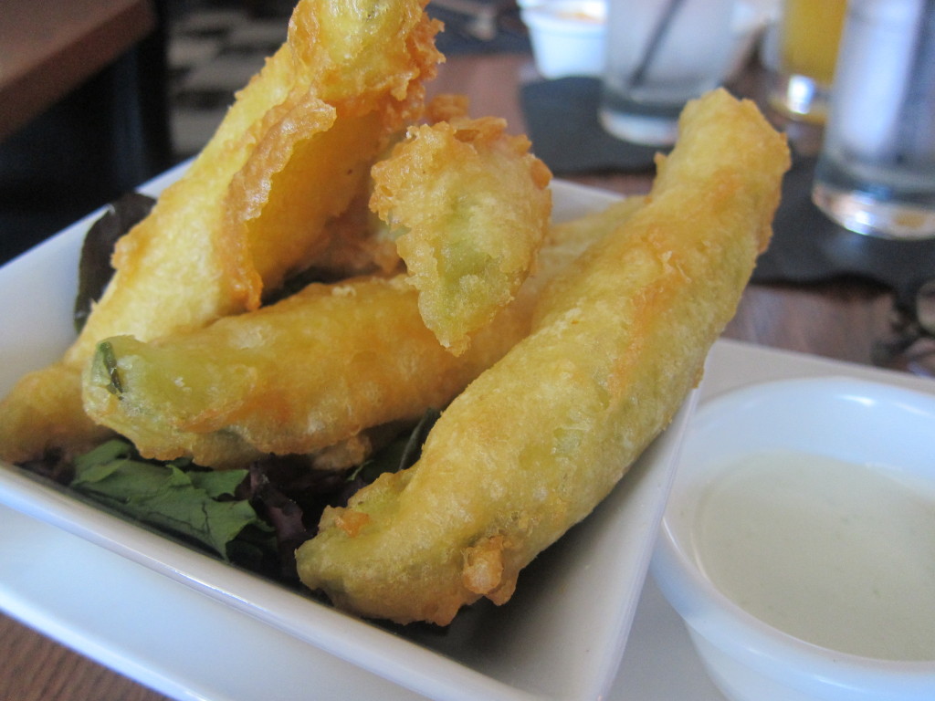 Fried Pickles with Jalapeno Ranch