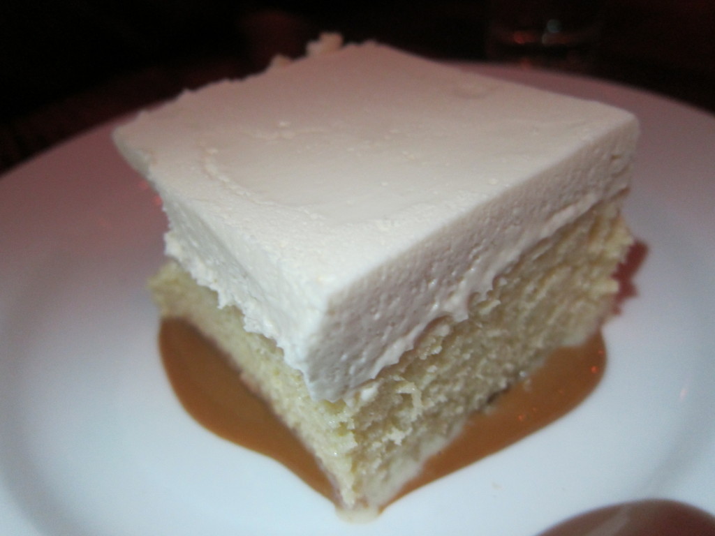 Tres Leches Cake with Dulce de Leche