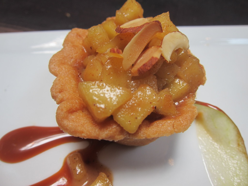 Almond and Apple Tart with Goat's Milk Cajeta