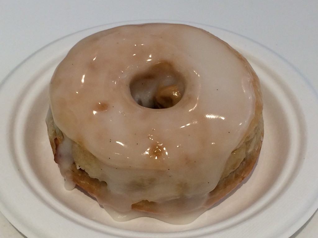Peanut Butter and Jelly Filled Glazed Donut from Donut Friend