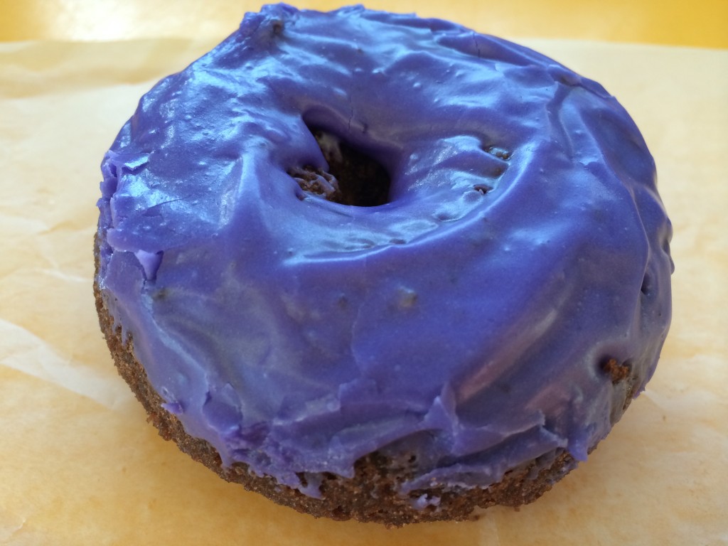 Glazed Ube Donut from DK's Donuts & Bakery