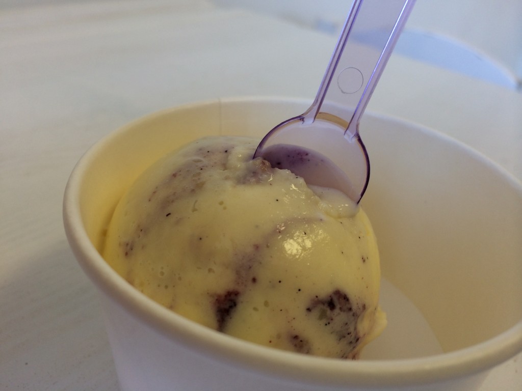 Blueberry Pie Ice Cream from Quenelle