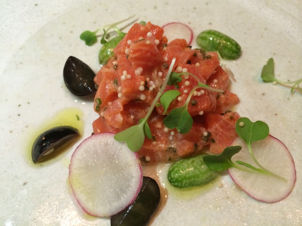 Smoked Sockeye Salmon Crudo