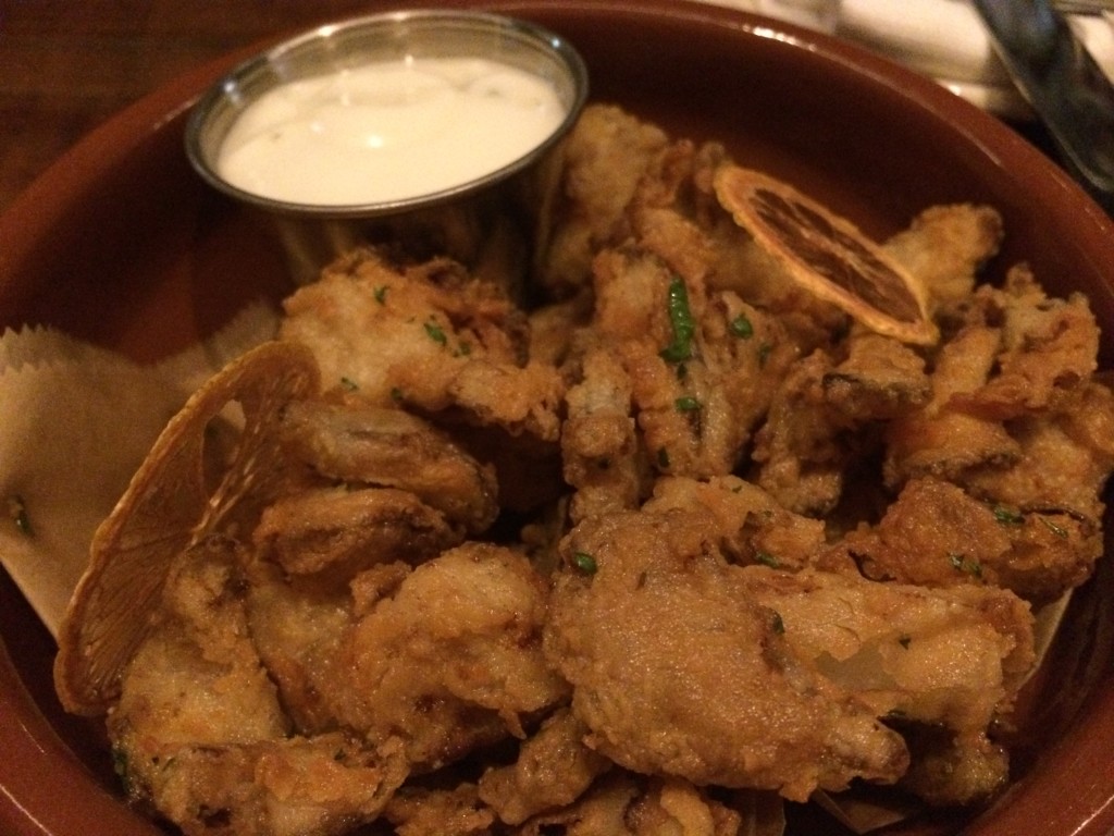 Fried Wild Mushrooms with Persian Garlic Sauce