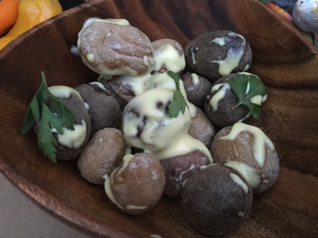 Salt Roasted Potatoes with Bold Aioli