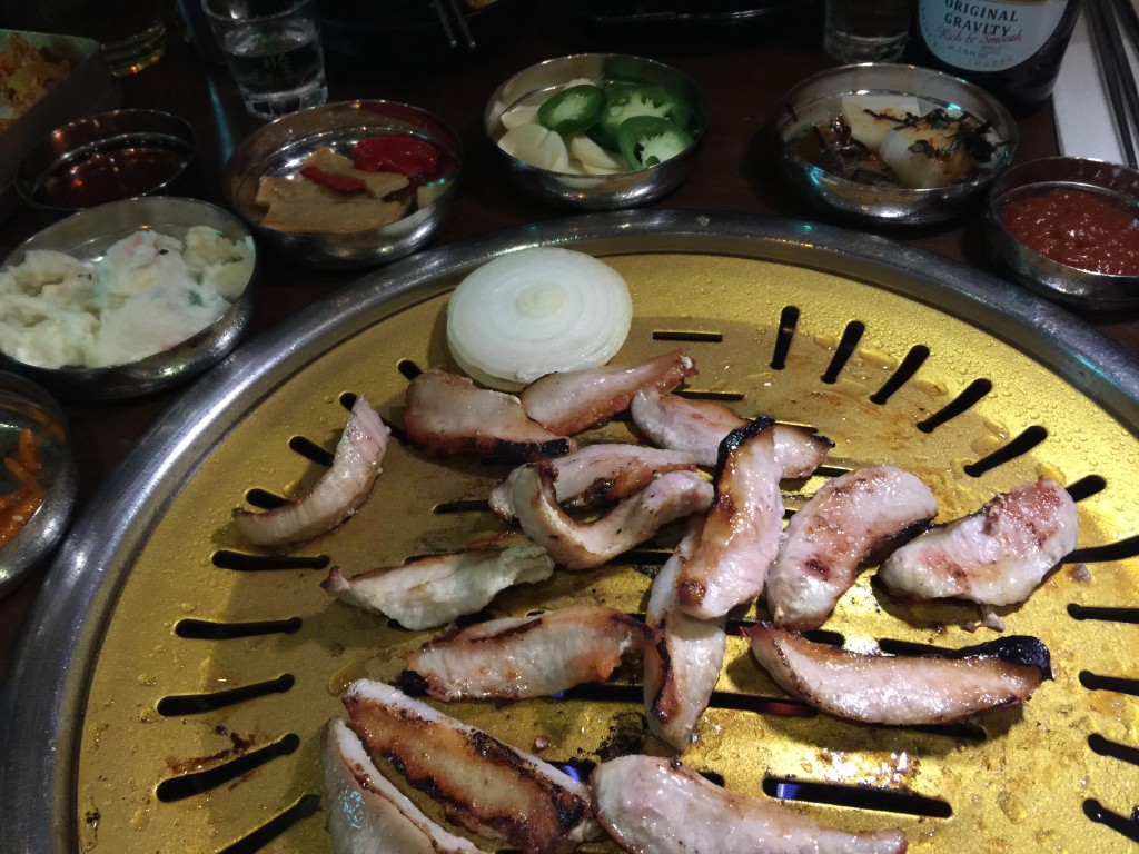 Pork Neck/Jowl and Banchan