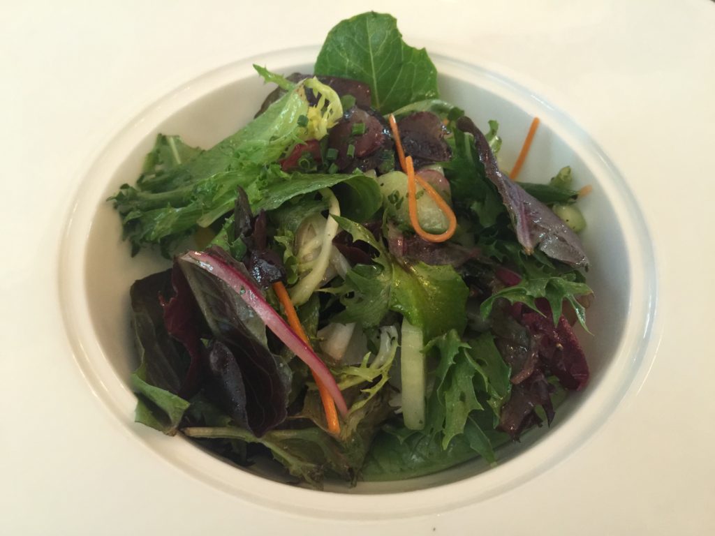 "Lafayette" Garden Salad with Shaved Radish, Cucumbers and Vinaigrette Maison